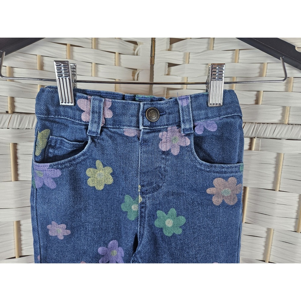 Garanimals Girls Floral Jeans Sz 4T Bloomcore Play School - Picture 2 of 16